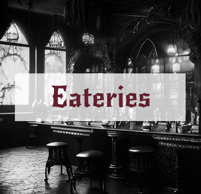 black and white image of a restaurant bar