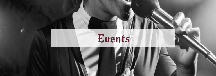 black and white image of a person singing